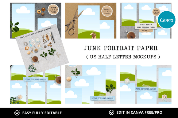 10 Journal Half Letter Etsy Mockup Templates: Elevate Your Digital Listings