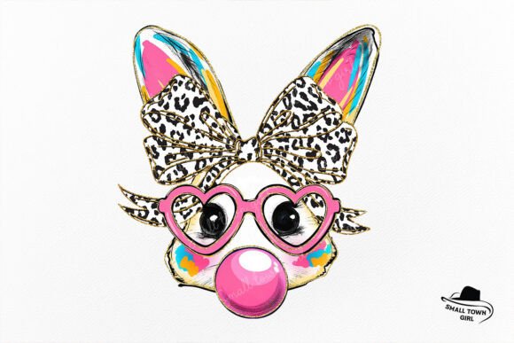 Custom Name Easter Bunny Bow Sunglasses: A Versatile Design Asset