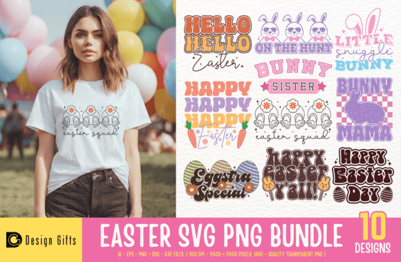 Easter SVG PNG Bundle: A Designer's Toolkit for Vibrant Holiday Projects