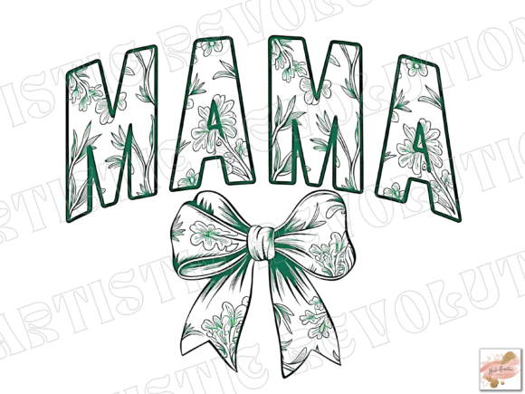 Elevate Designs with Floral Coquette Mama PNG Assets