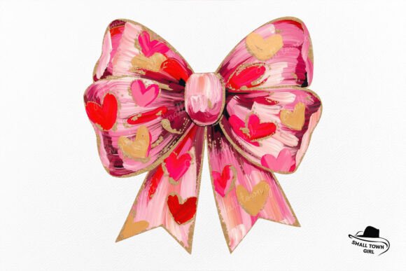 Elevate Designs with the Coquette Bow Heart PNG