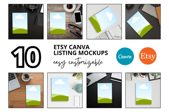 Elevate Your Etsy Shop with Professional Planner Photo Mockups