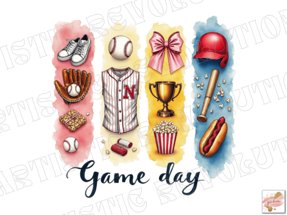 Elevate Your Game Day Designs with Baseball Coquette PNGs