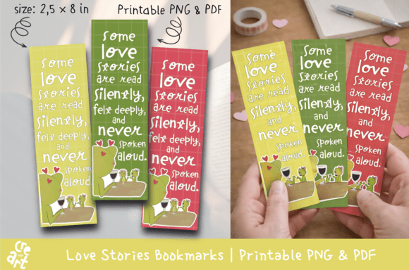 Elevate Your Reading Experience with Elegant Love Stories Bookmarks