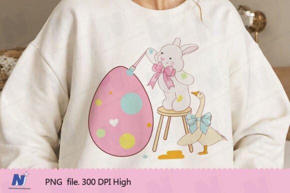 The Bunny and Goose’s Easter Art: A Designer's Asset