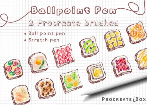 Unlock Authentic Texture with Procreate Ball Point Pen Brushes