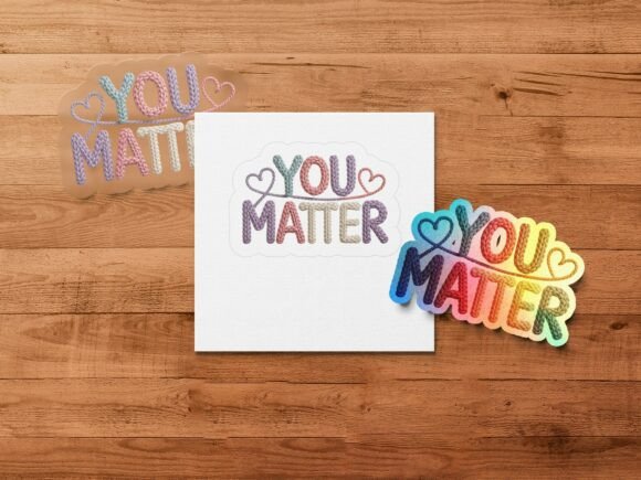 You Matter Crochet Design PNG: A Versatile Creative Asset